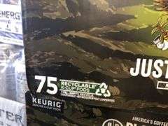 2) Black Rifle Just Black Medium Roast K-Cup Coffee Pods