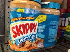 2) Skippy Creamy Peanut Butter 2pk