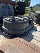 2) Rubbermaid 60 and 100 Gallon Stock Tanks