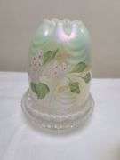 Fenton Yellow Topaz Basket, Fenton Fairy Lamp