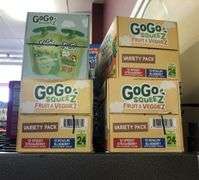 3) GoGo Squeez Fruit And Veggies, GoGo Squeez Fruit On The Go