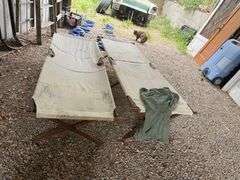 2) Canvas Cots