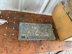 Wooden Ironing Board, Minnesota License Plate, Fruit Crates