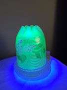 Fenton Yellow Topaz Basket, Fenton Fairy Lamp