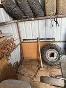 Tires, Rims, Wood Pieces, Cords