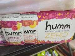 Sparkling Water, Humm Probiotic Kombucha