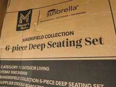 Six Piece Deep Seating Set