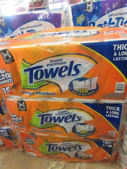 3) Super Premium Paper Towels