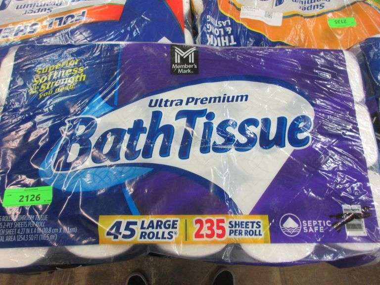 3) Ultra Premium Bath Tissue