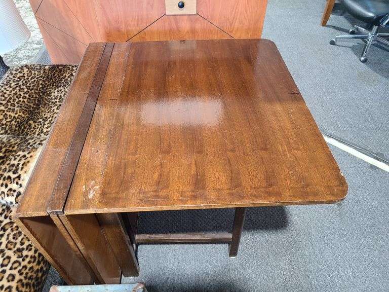 Folding Table with Two Leafs