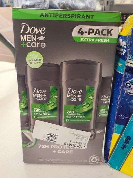Dove Men Care Deodorant, Gillette Razors, Dove Bar Soap, Venus Razor, Colgate