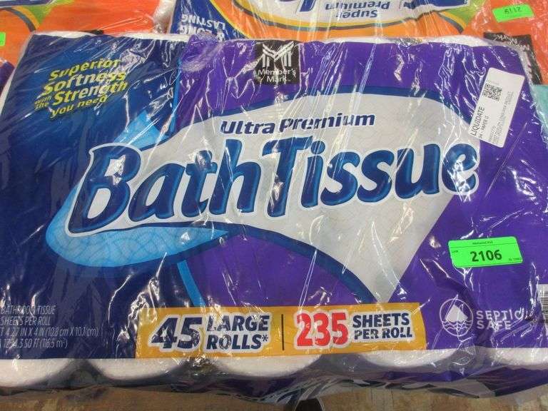 3) Ultra Premium Bath Tissue