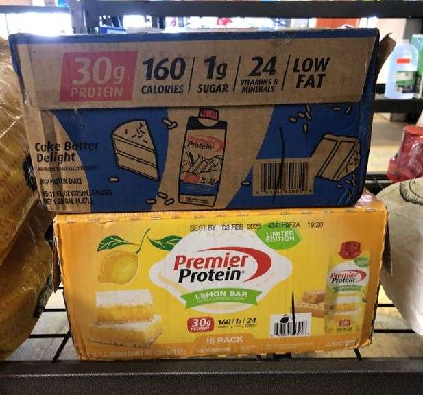 Premier Protein Cake Batter Delight, Premier Protein Lemon Bar