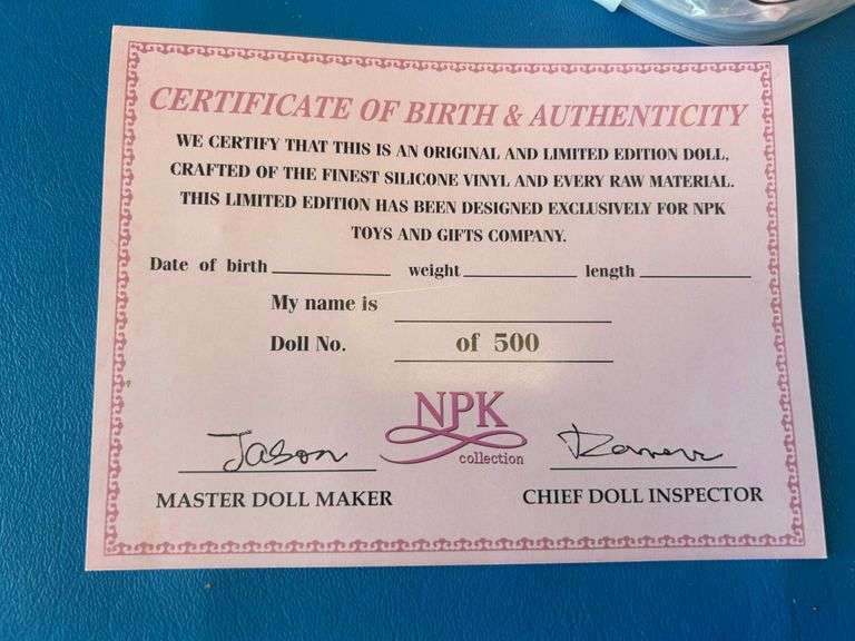Large NPK Doll, Small NPK Doll