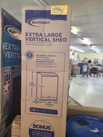 Suncast Extra Large Vertical Shed