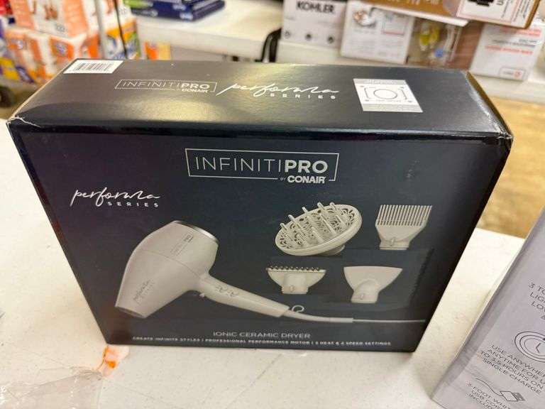 Infiniti Pro Ionic Ceramic Dryer, Halo Lighted Mirror