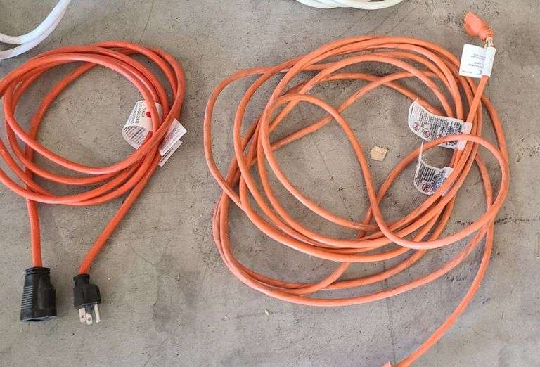 2) Power Strips, 2) Extension Cords