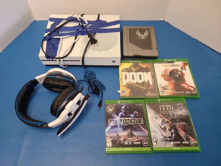 XBox 1 S, 5) XBox Games, Gaming Headphones