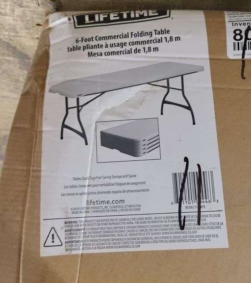 Lifetime 6ft Table