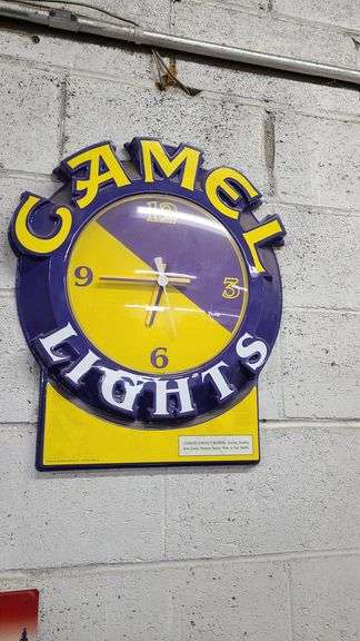 Camel Lights Wall Clock