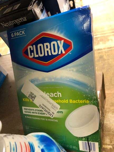 3) Clorox Bathroom Bleach Foamer, Clorox Tablets