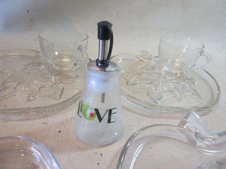 Wine Bottle Box, Faux Grapes, Plates, More