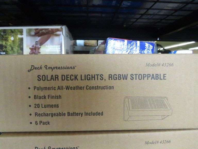 3) Deck Impressions Solar Deck Lights