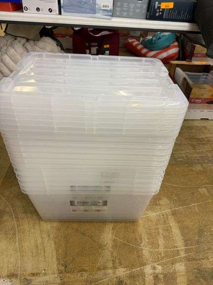 * Plastic Storage Totes