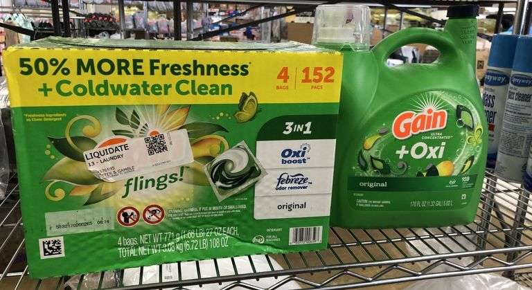 Gain Flings, Gain Detergent