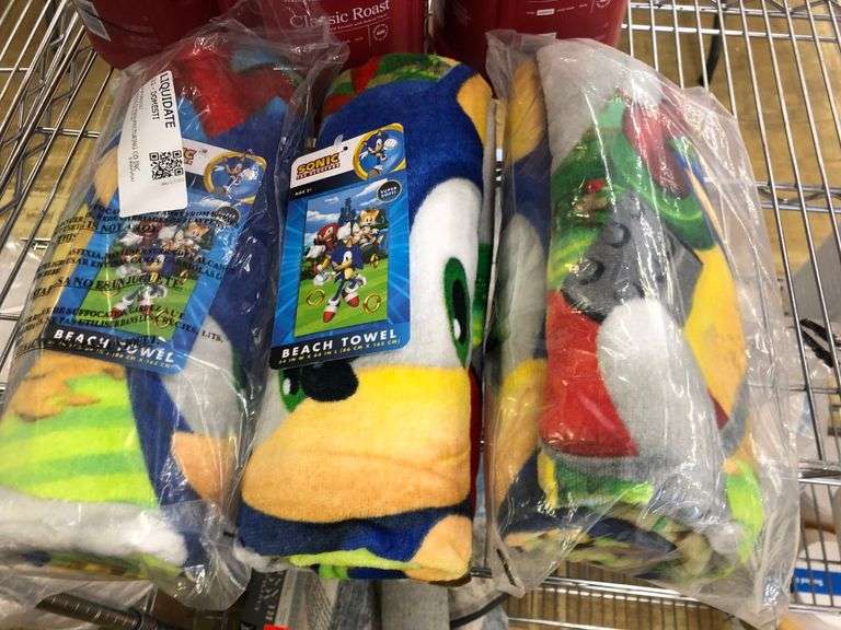 3) Sonic Beach Towel
