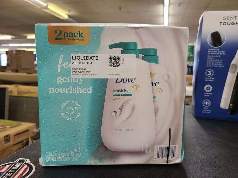 *Dove Body Wash, Infiniti Pro Smoothwrap Hair Dryer