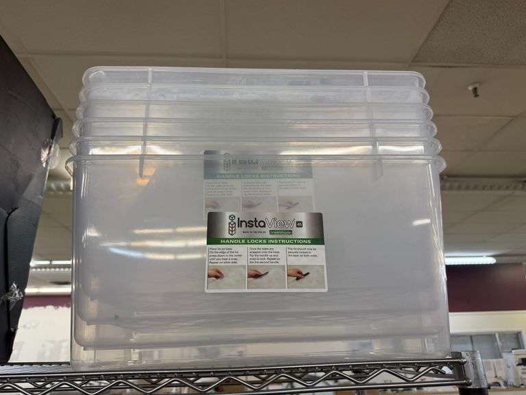 6) Plastic Totes