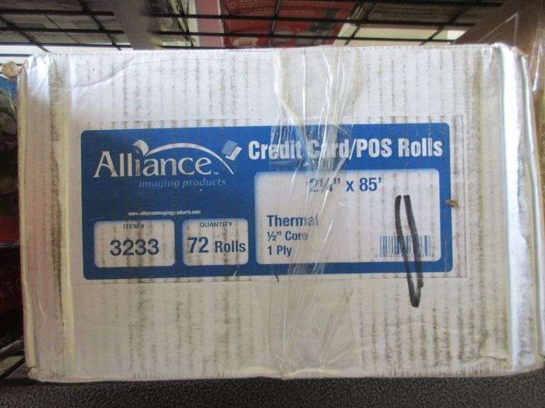 Alliance Credit Card/ POS Rolls