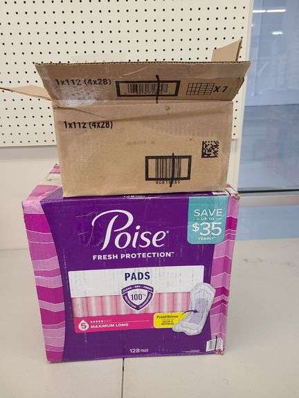 Poise Pads, Cotton Top Layer Ultra Thin Pads