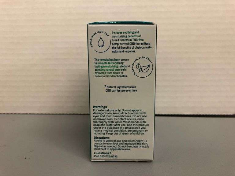 2)  Proveda Essential Foot Cream Professional Grade CBD Infused