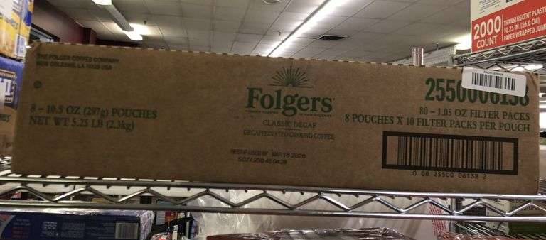 Folgers Classic Decaf Pouches And Filter Packs