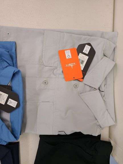 7) Men's Button Up Shirts, Shorts