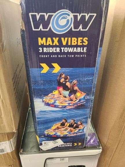 *WOW Max Vibes 3 Rider Towable