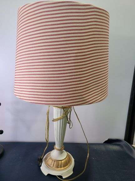 Lamp, Candle Lantern, and Other Assorted Household Decorations