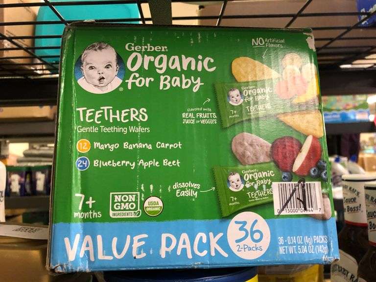 Dr. Brown Gentle Pro, Infant Premium Formula, Gerber Organic Teether Wafers