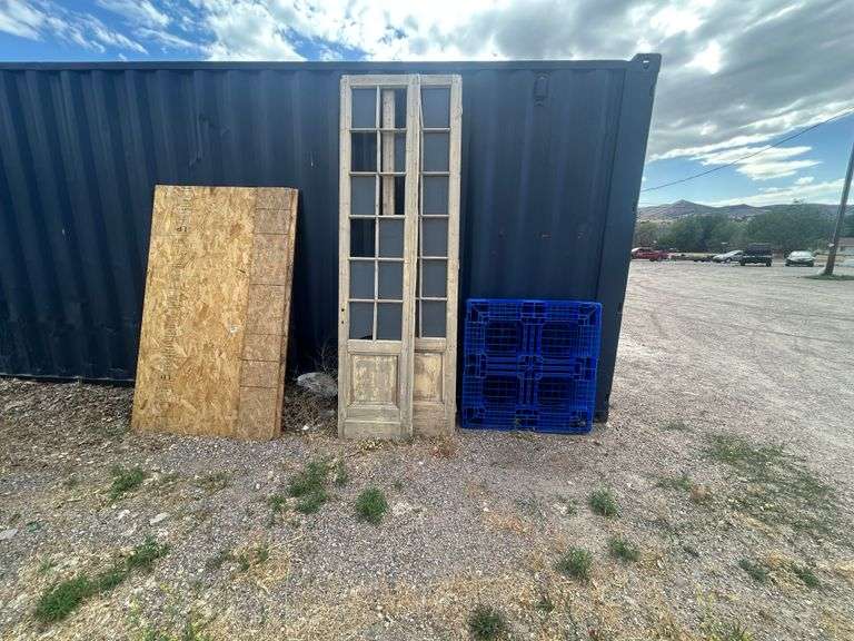 Large Wood Doors, Plastic Pallet, OSB