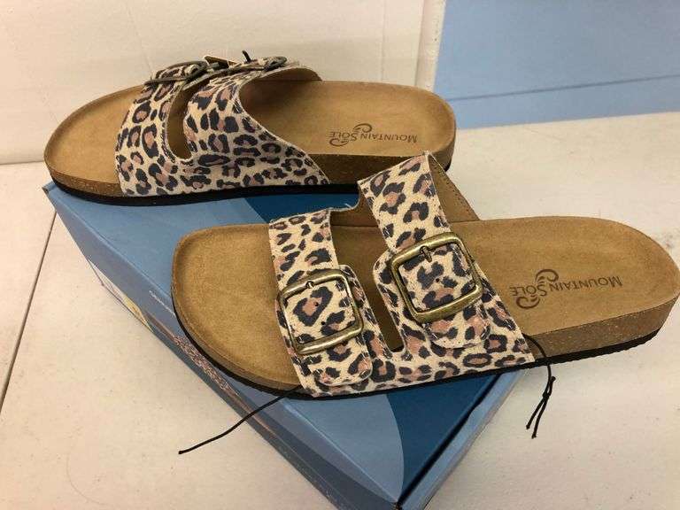 Mountain Sole Buckle Leather Sandal