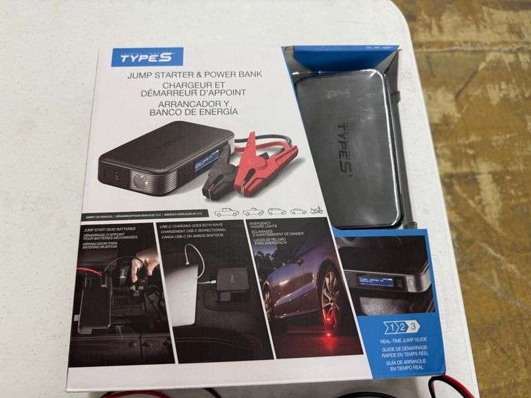 2) Jump Starter and Power Bank