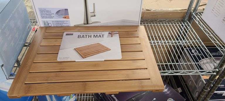 Kohler Kitchen Faucet, Bamboo Bath Mat