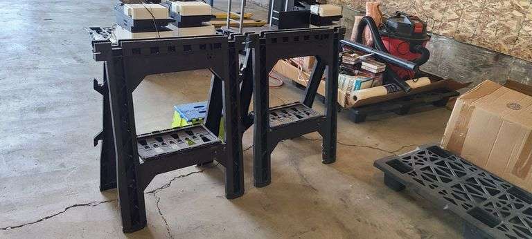 WORX Saw Horses, Small Step Stool