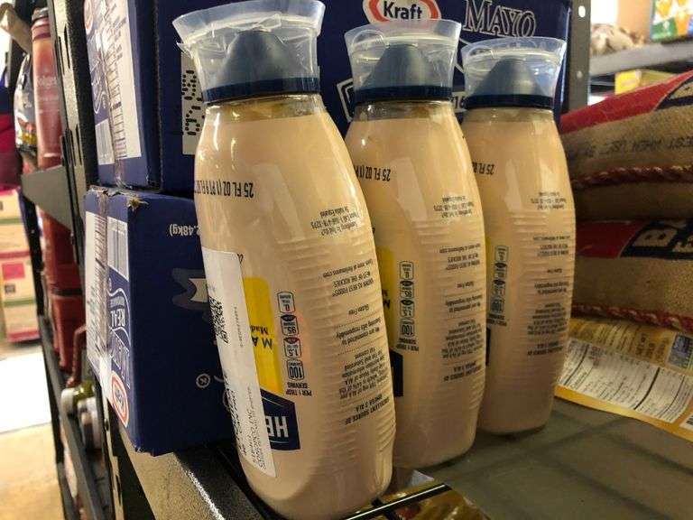 3) Hellman's Real Mayo Squeeze Bottle, 2) Kraft Real Mayo Pouches