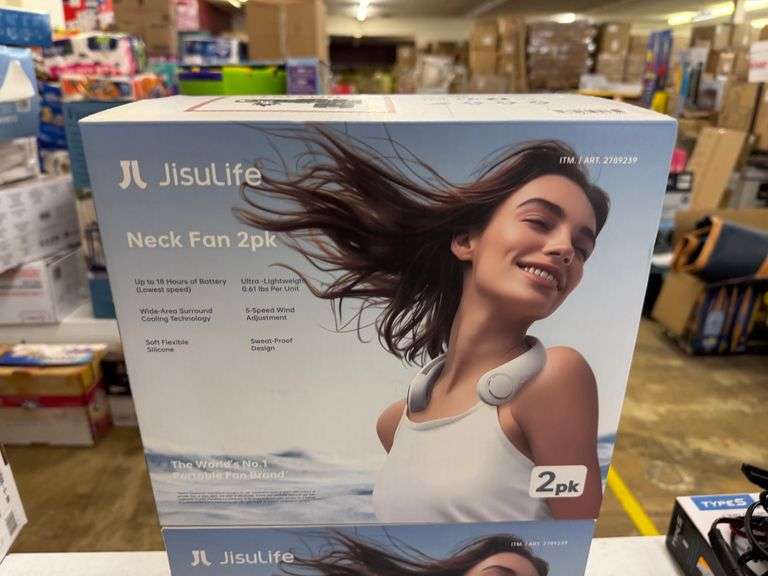 2) Jisulife Neck Fan Two Packs