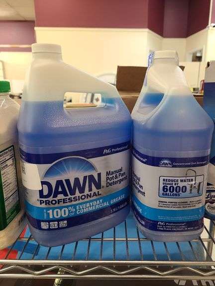 2) Dawn Professional Detergent, 1) 4pk Lysol Toilet Bowl Cleaner