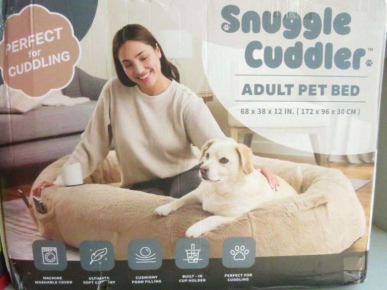Snuggle Cuddler Adult Pet Bed