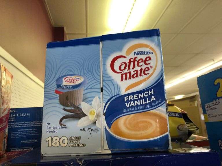 Coffee Mate French Vanilla Creamer, Keurig Maxwell House Breakfast Blend K-Cup Pods